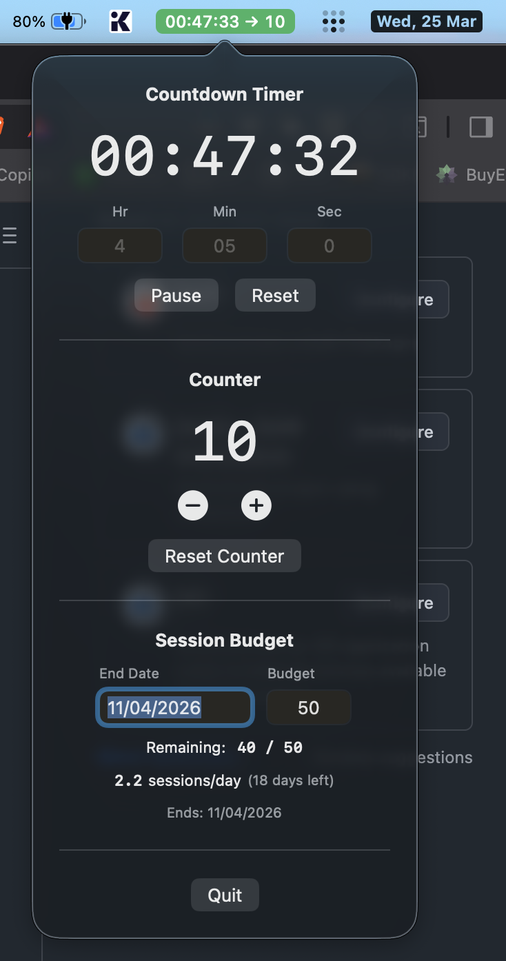 I Vibe Coded a macOS App to Stop Losing Track of My Claude Sessions