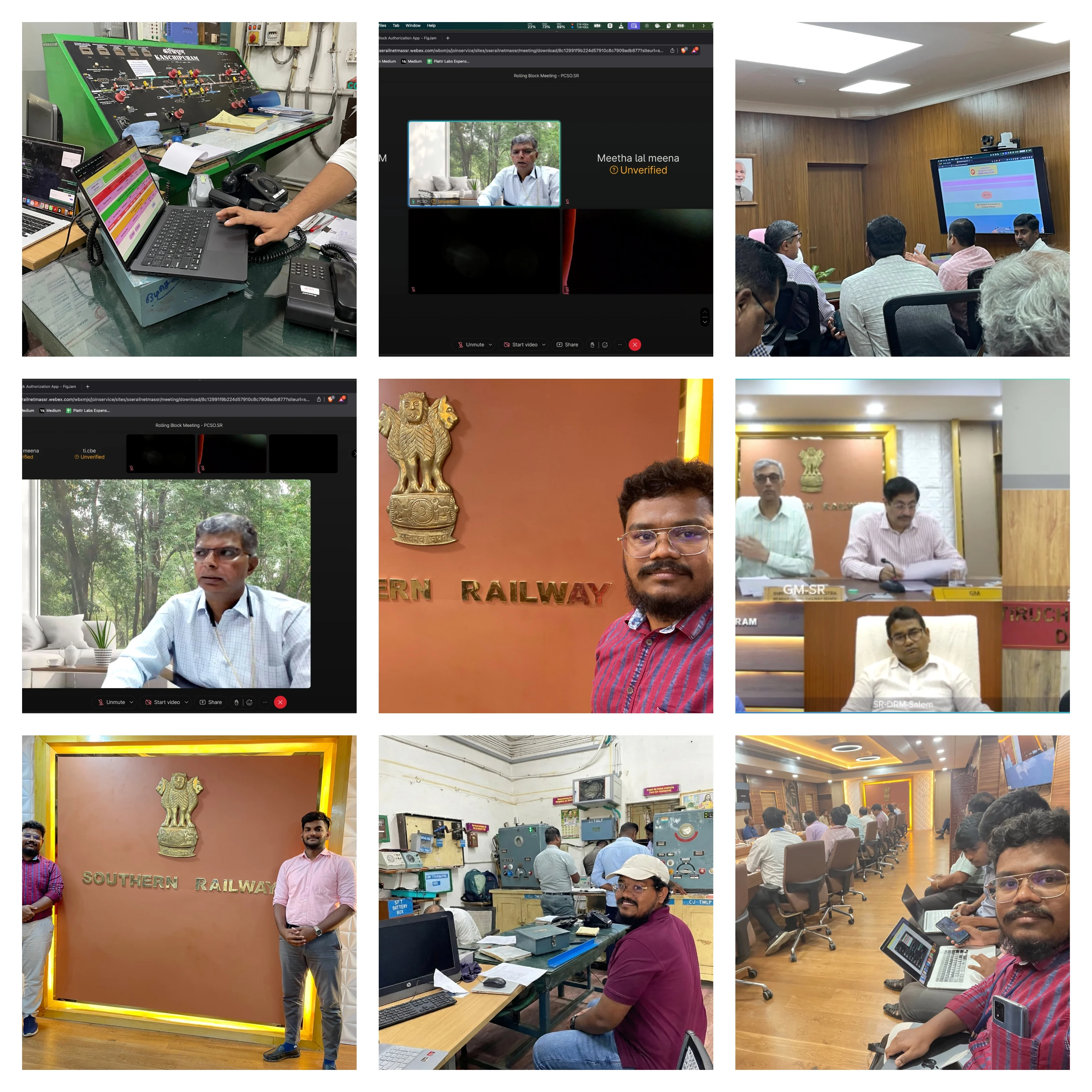 Southern Railway Meetings Collage