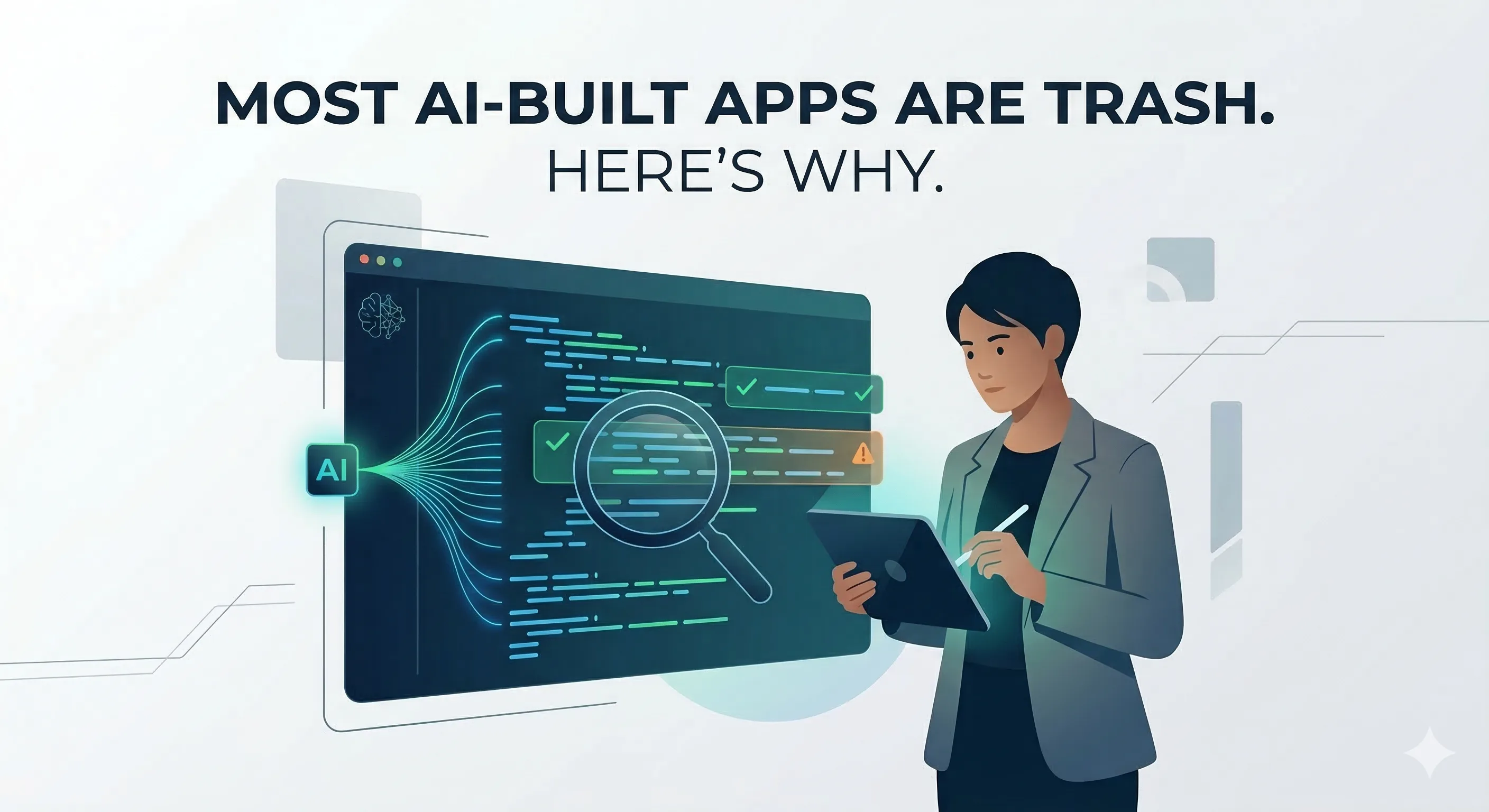 Most AI-Built Apps Are Trash. Here’s Why.